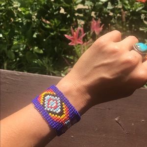 Native American Southwest Beaded Bracelet